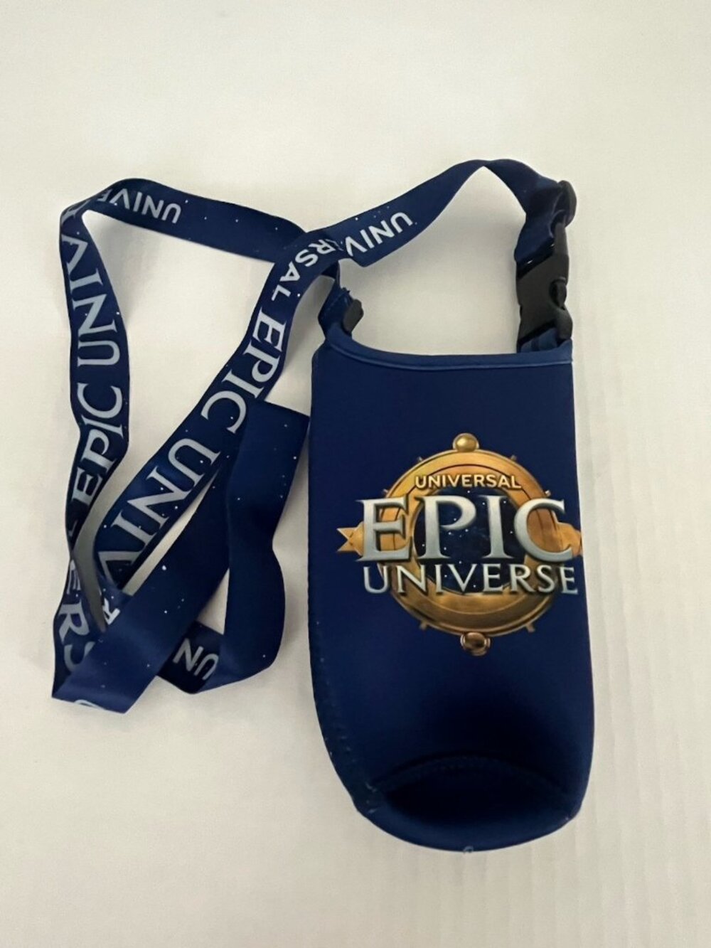 EPIC Universe Logo Freestyle Beverage Holder Adjustable Strap NWT